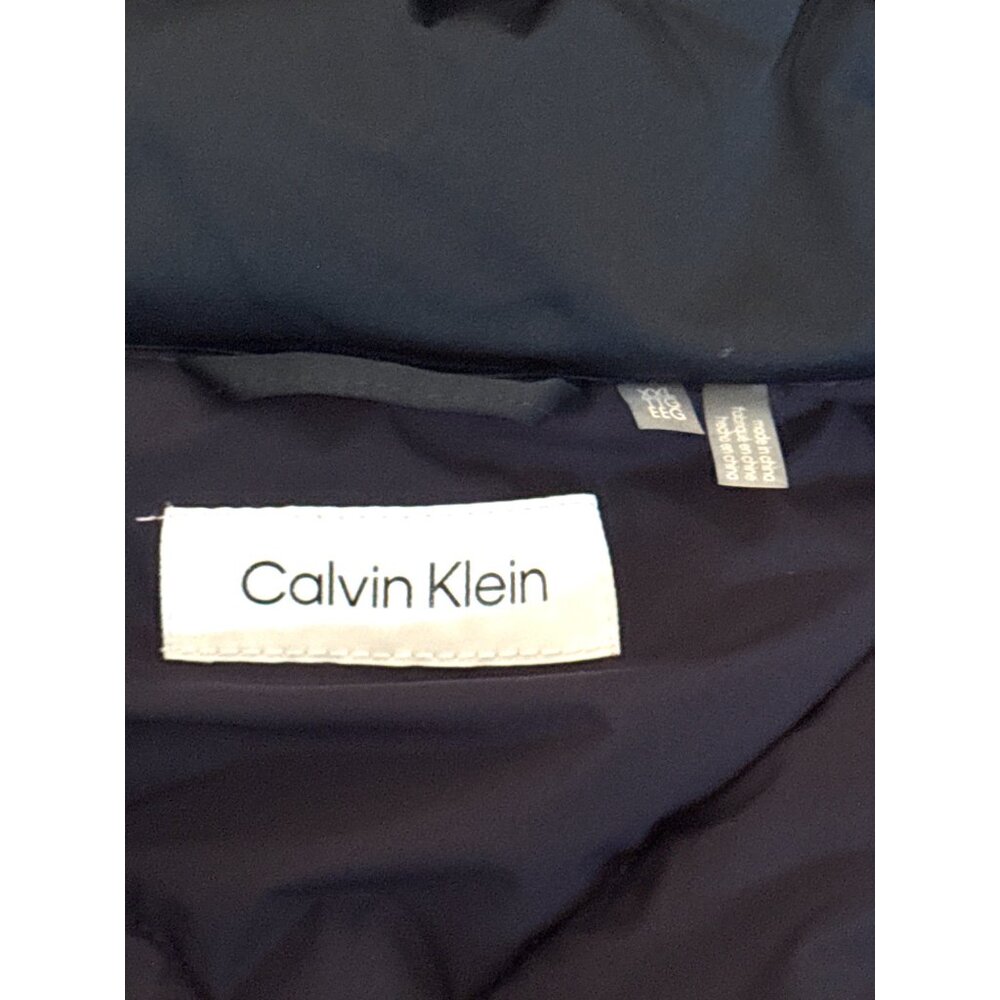 Navy blue double extra large quilted puffer, Calvin Klein jacket NWT, $300 MSRP - Picture 10 of 12